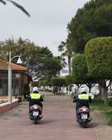 Unidades motorizadas de la Policía Local de Rincón de la Victoria